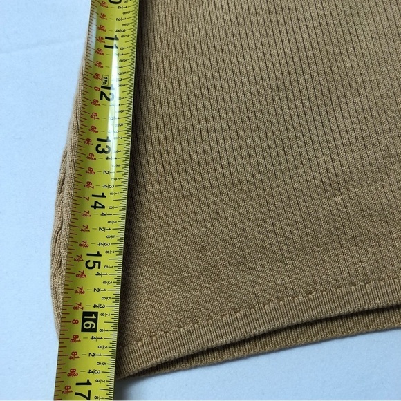 Aritzia Free People Gold Laurel Knitted Mini Skirt Size Small - Picture 6 of 9